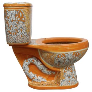 Elongated Comfort Height Toilet  Acapulco Oro