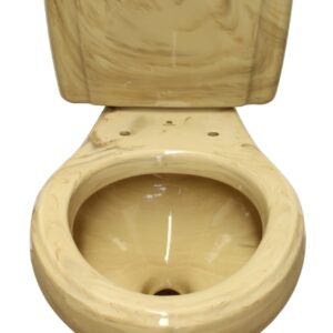 Roman Style Elongated Toilet  Marmoleado Royal