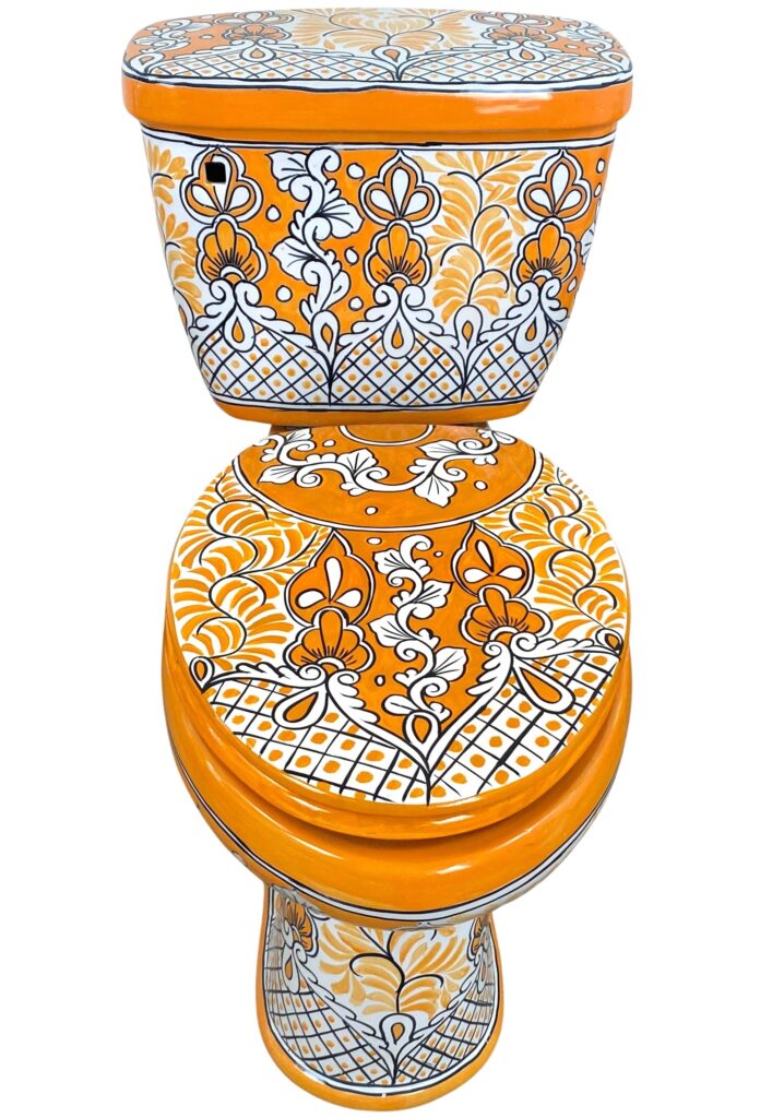 Elongated Comfort Height Toilet  Acapulco Oro