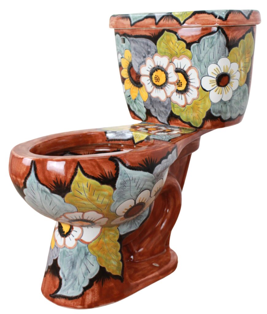 Elongated Comfort Height Toilet Girasoles Negro
