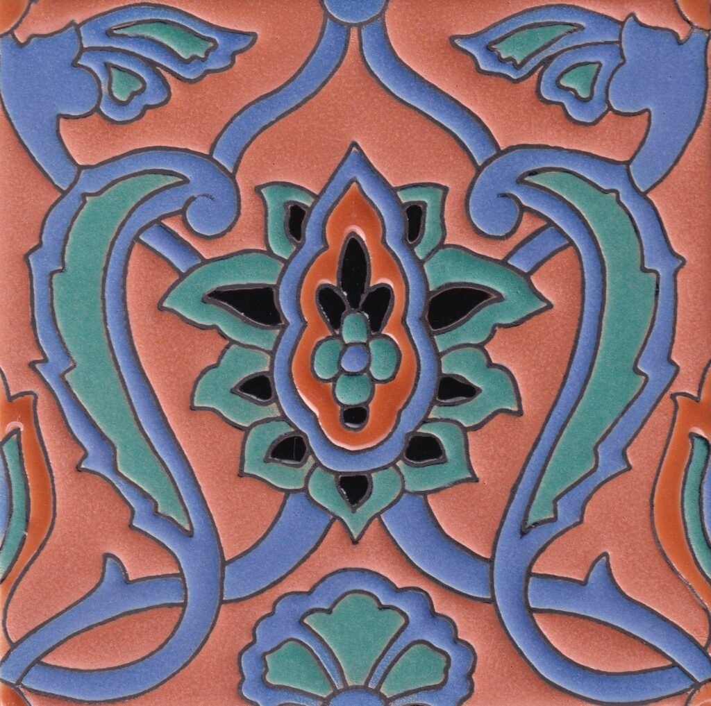 Ceramic High Relief Border Tile Viveiro