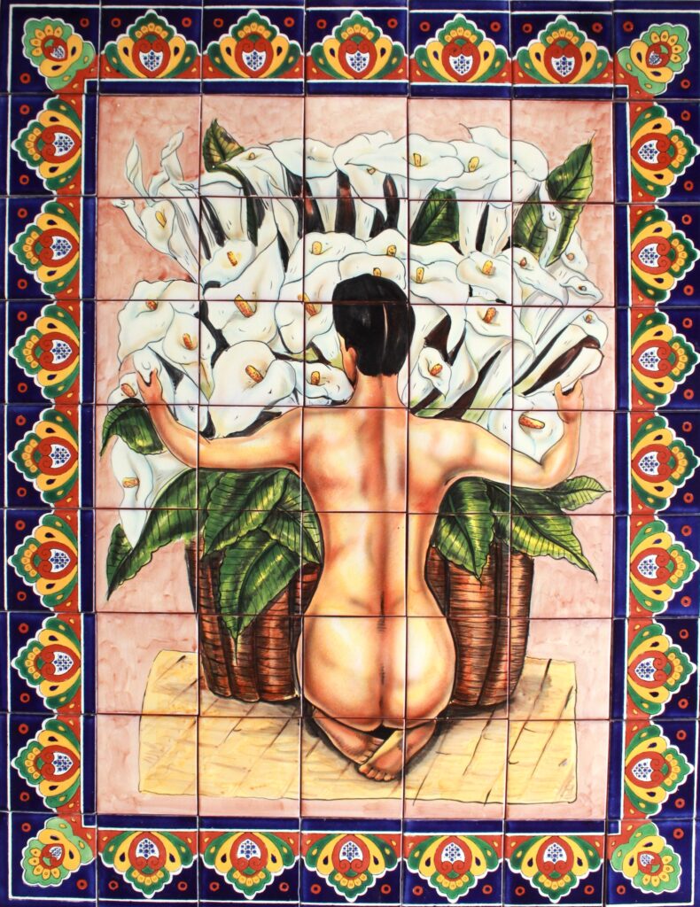 Ceramic Frost Proof Mural Moreliana
