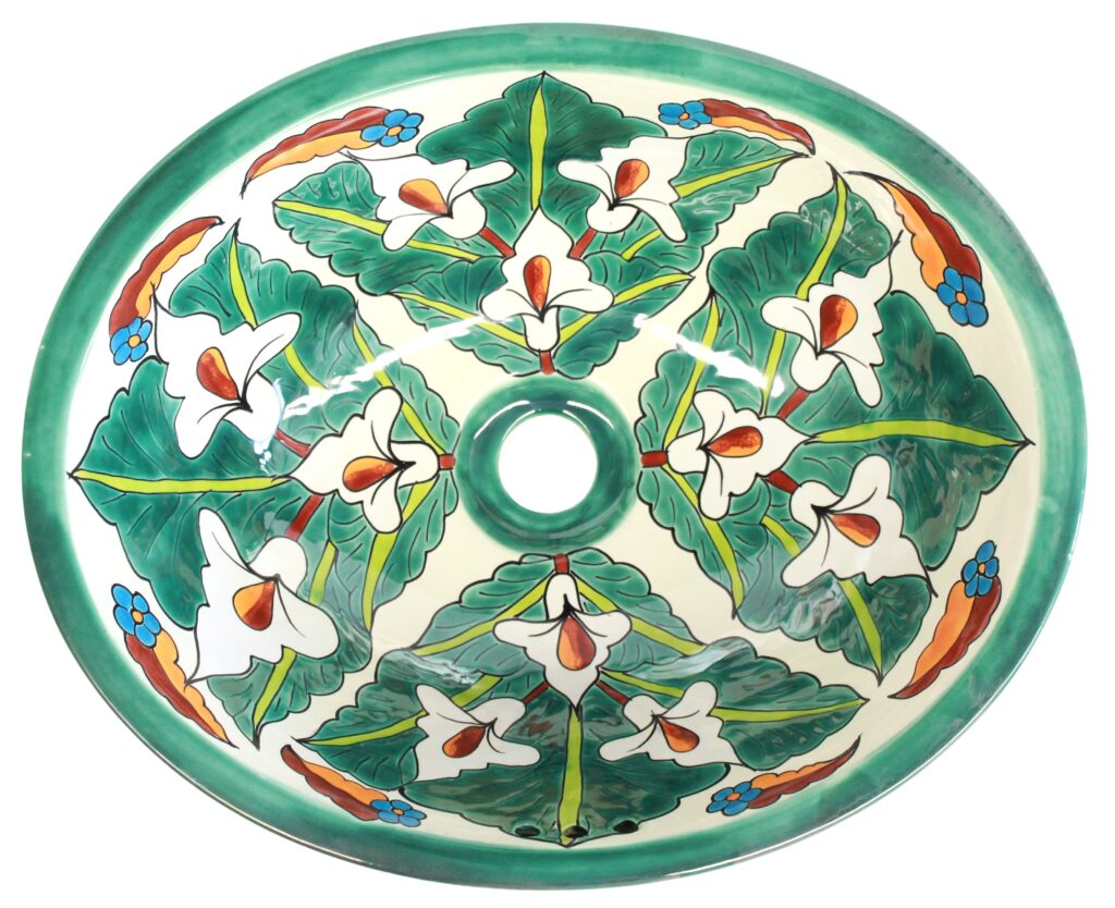 Mexican Talavera Sink Oval LM-13