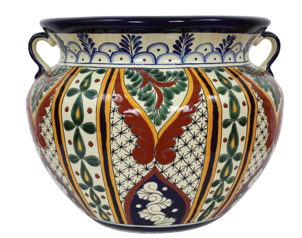 Mexican Talavera Round Planters MP3