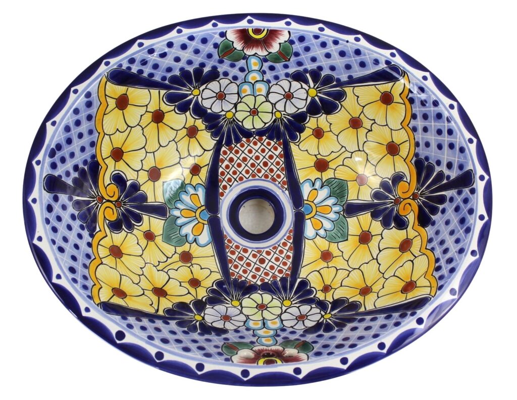 Mexican Talavera Sink Oval LM-18