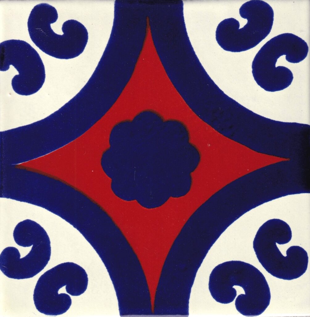 Mexican Talavera Tile Monarca