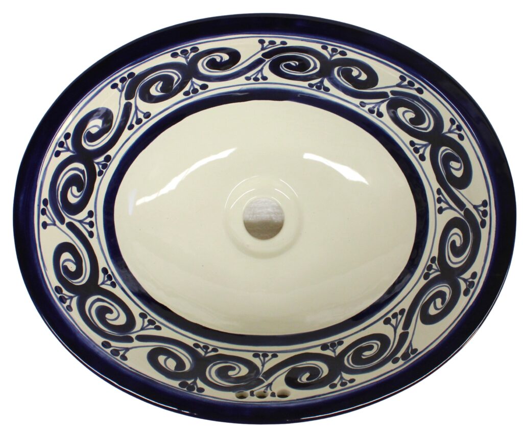 Mexican Talavera Sink Oval LM-28