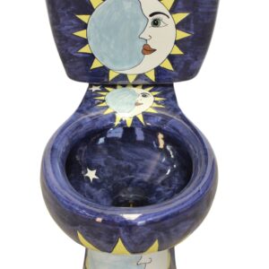 Round Mexican Talavera Toilet Eclipse 4