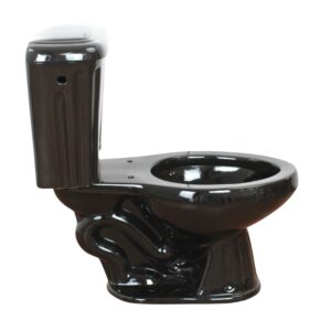 Roman Style Elongated Toilet Black