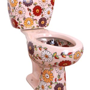 Elongated Comfort Height Toilet Caritas Pink