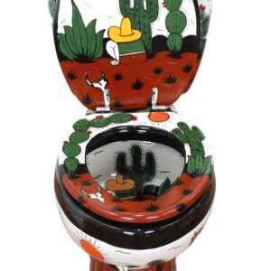 Elongated Comfort Height Toilet Rancheros Negro