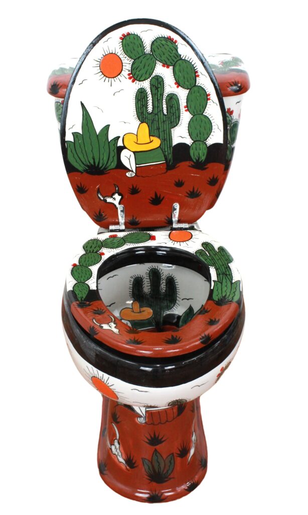Elongated Comfort Height Toilet Rancheros Negro