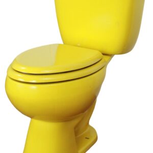 Elongated Comfort Height Toilet Yellow Strada