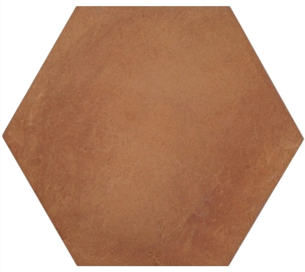 Spanish Terracotta Frost Proof Hexagonal Tile