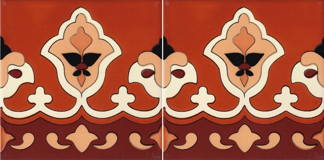 Mexican Talavera Border Tile Raman