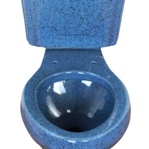 Roman Style Elongated Toilet Splash Adriatico Negro