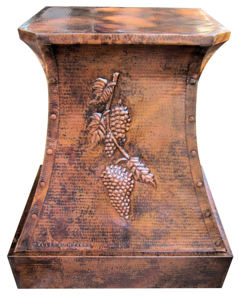 Copper Kitchen Hood Vines