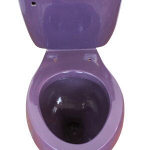 Elongated Comfort Height Toilet Purple 2