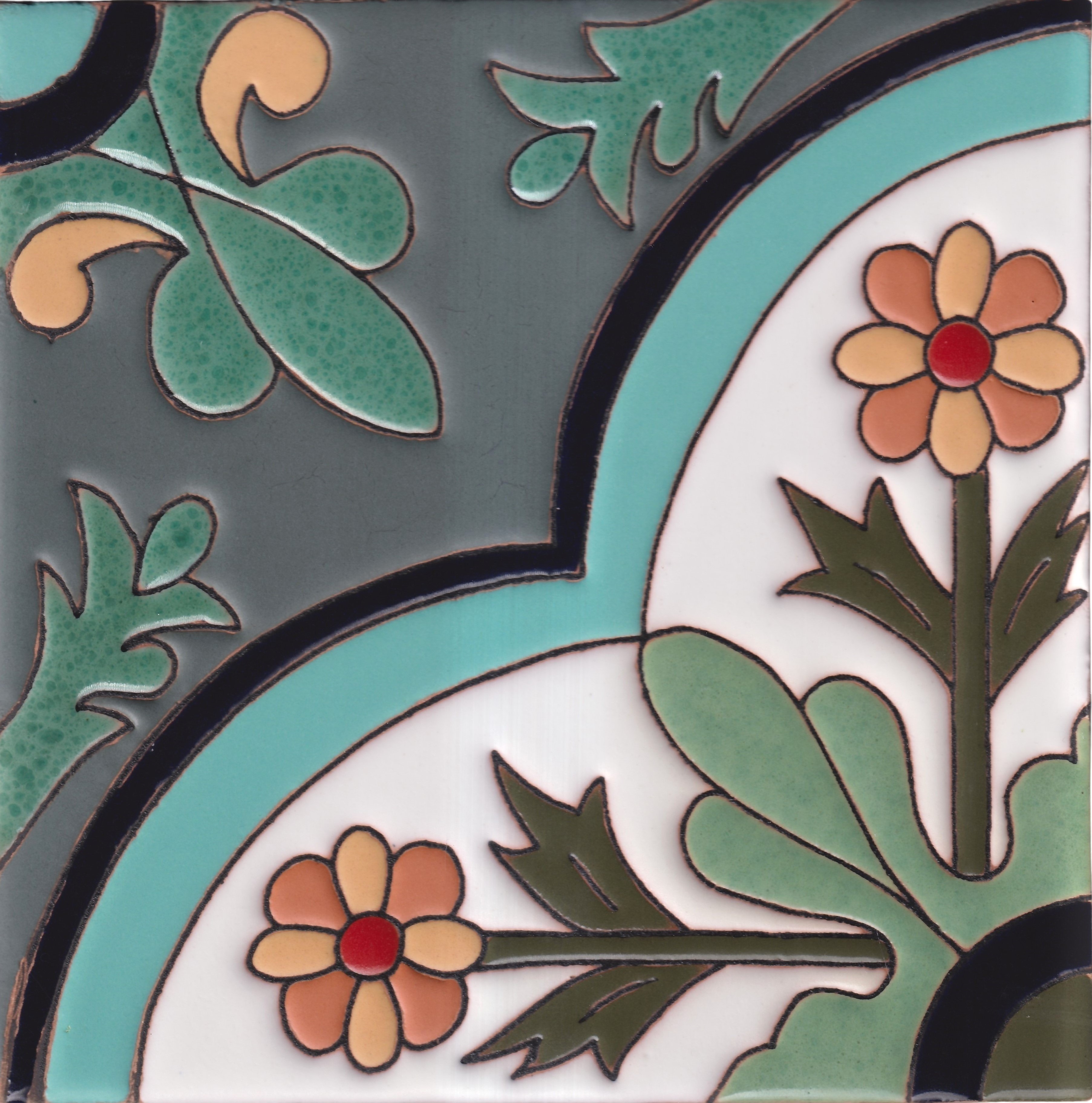 Ceramic High Relief Border Tile Mostoles 2