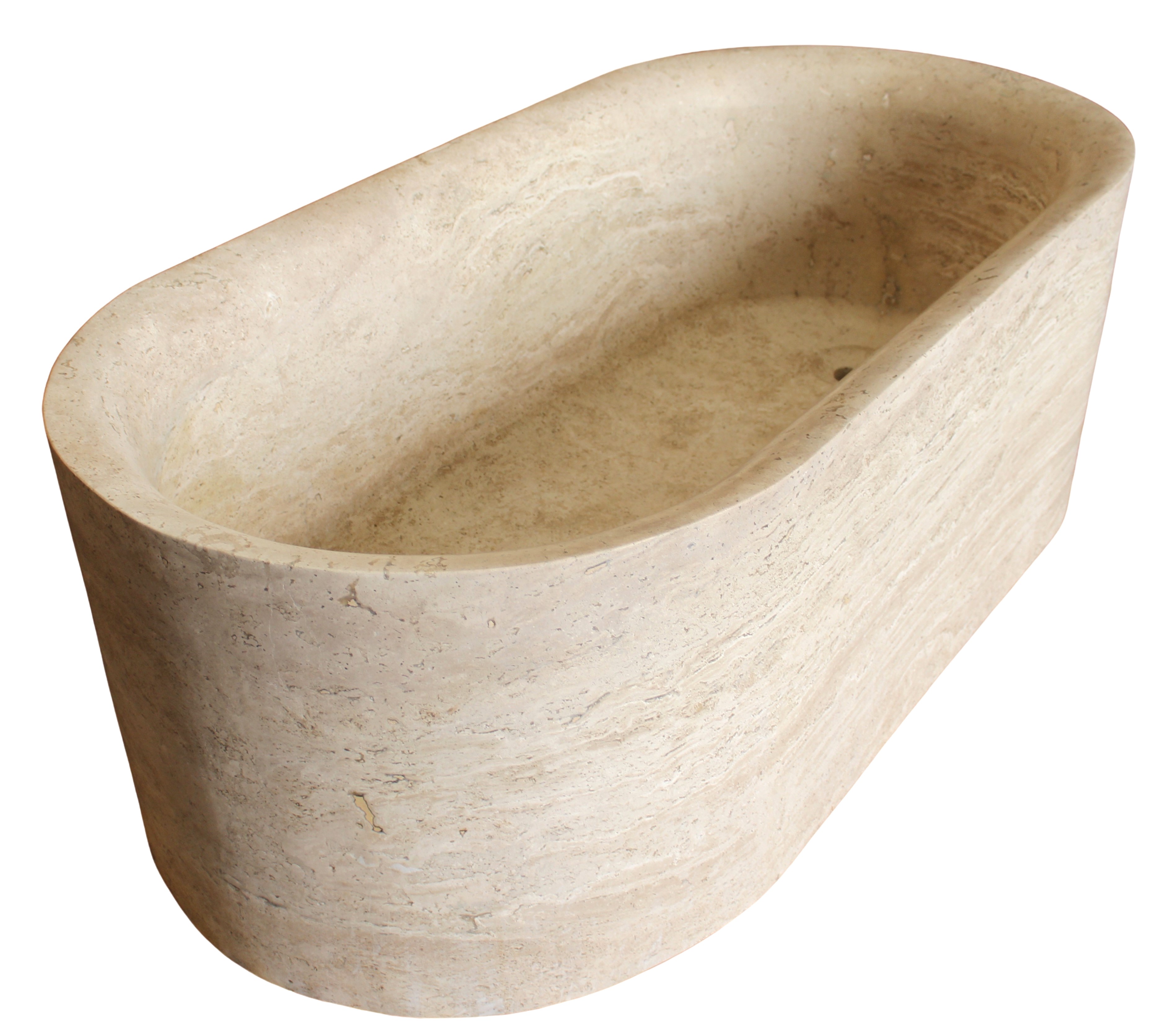Marble Travertine Bathtub Renata Beige Maya