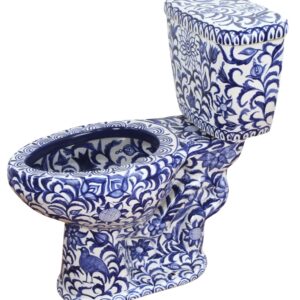 Elongated Comfort Height Toilet Girasol Azul