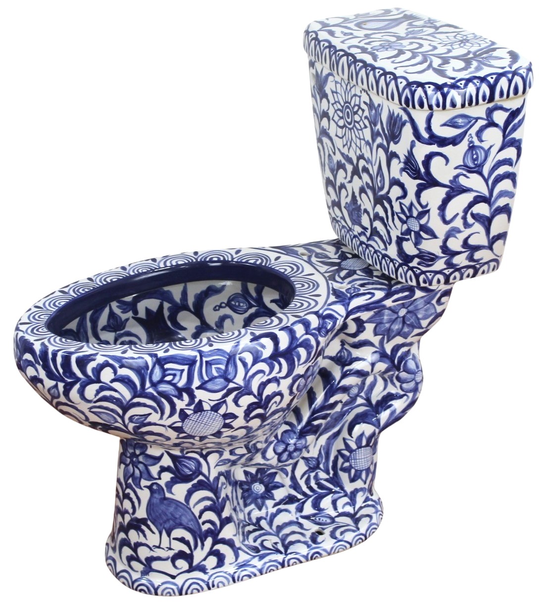 Elongated Comfort Height Toilet Girasol Azul