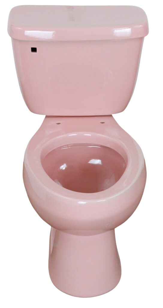 Elongated Comfort Height Toilet Pink Light