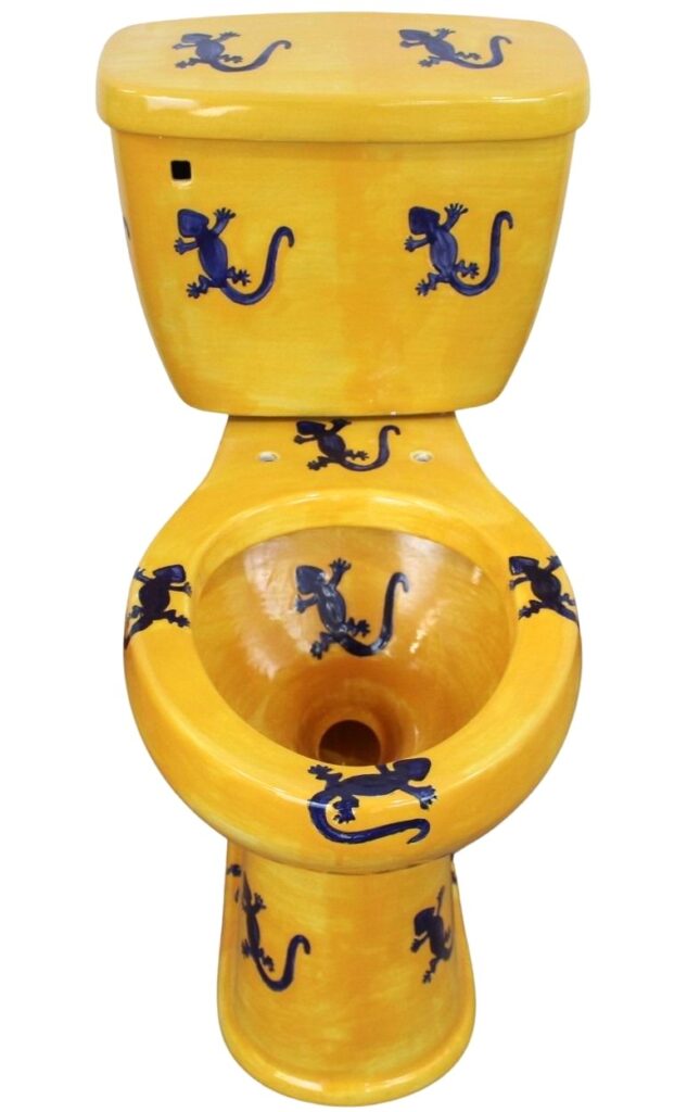 Elongated Comfort Height Toilet Lizards 2