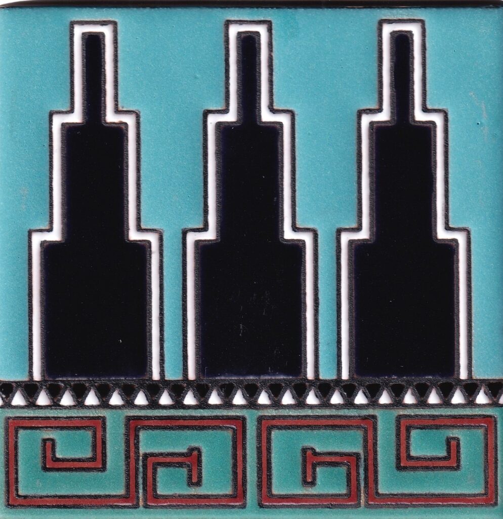 Ceramic High Relief Border Tile Benjie 1
