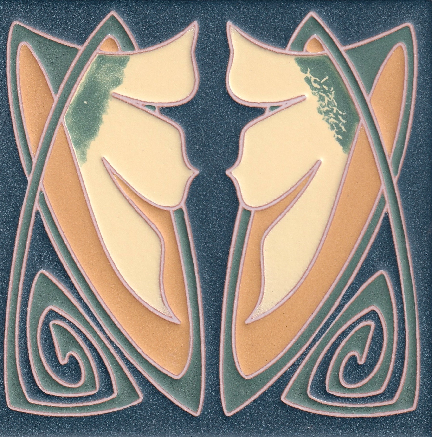 Ceramic High Relief Tile Caro