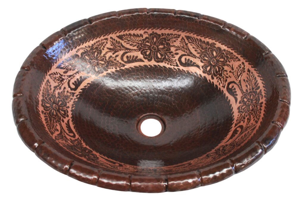 Copper Sink Oval Blissful