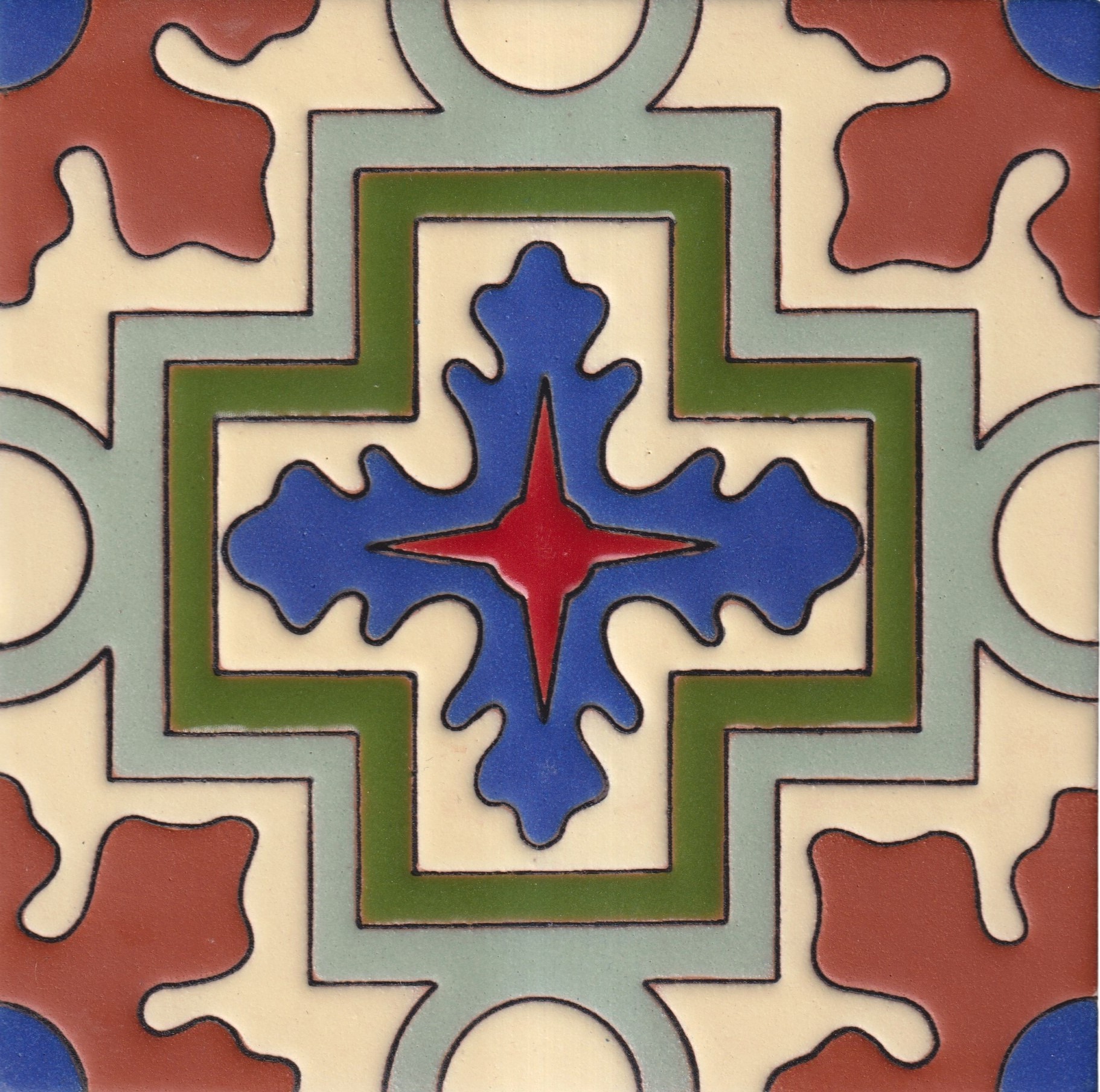 Ceramic High Relief Tile Matkin