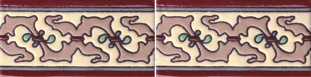 Ceramic High Relief Border Tile López
