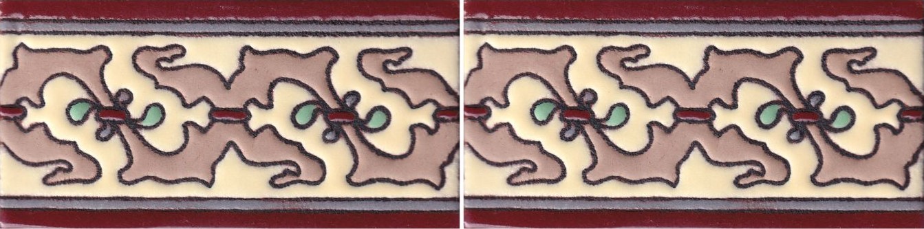 Ceramic High Relief Border Tile López