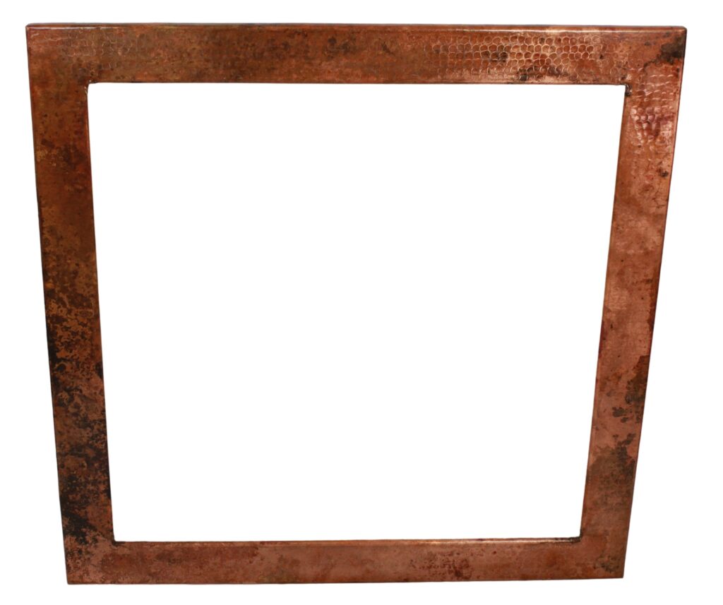 Mexican Copper Mirror Hammered Square 36"x36"