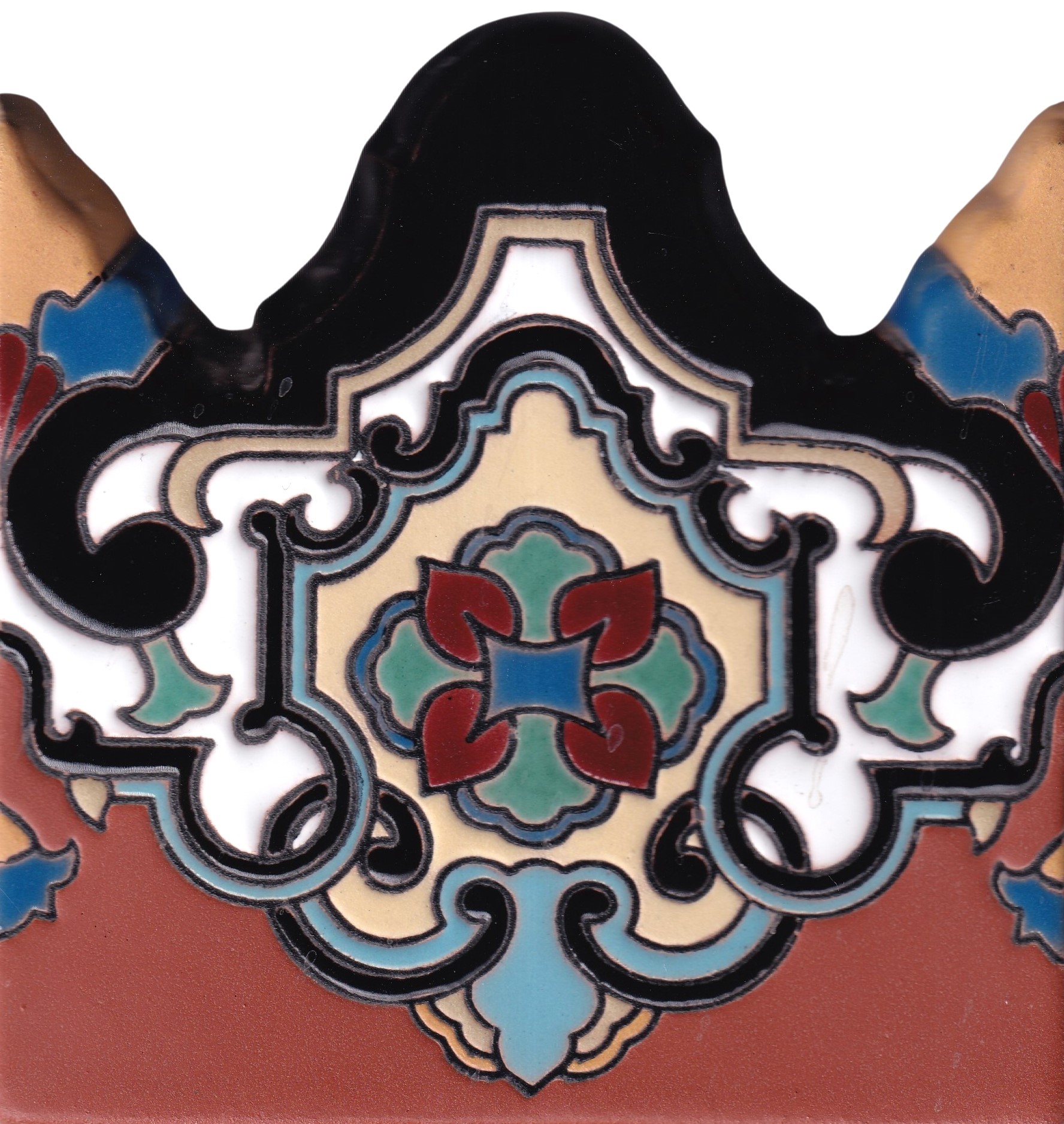 Ceramic High Relief Border Tile Plaquet Cosio 2