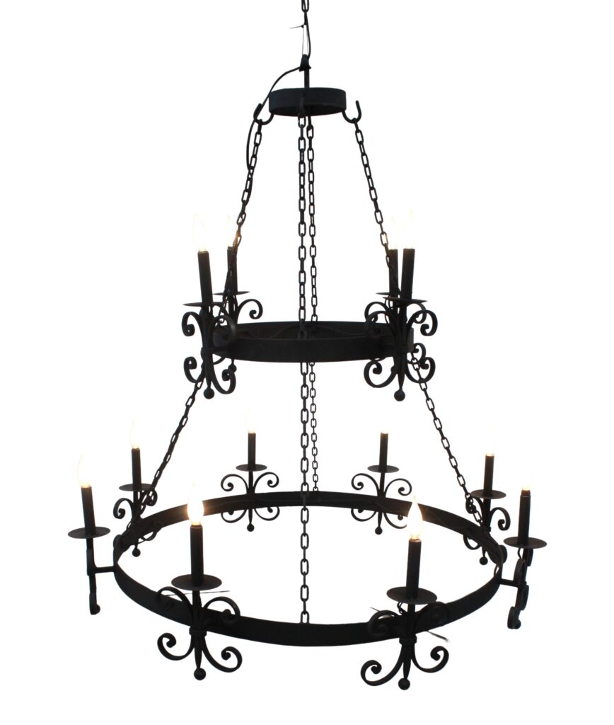 Iron Chandelier Alejandra 2