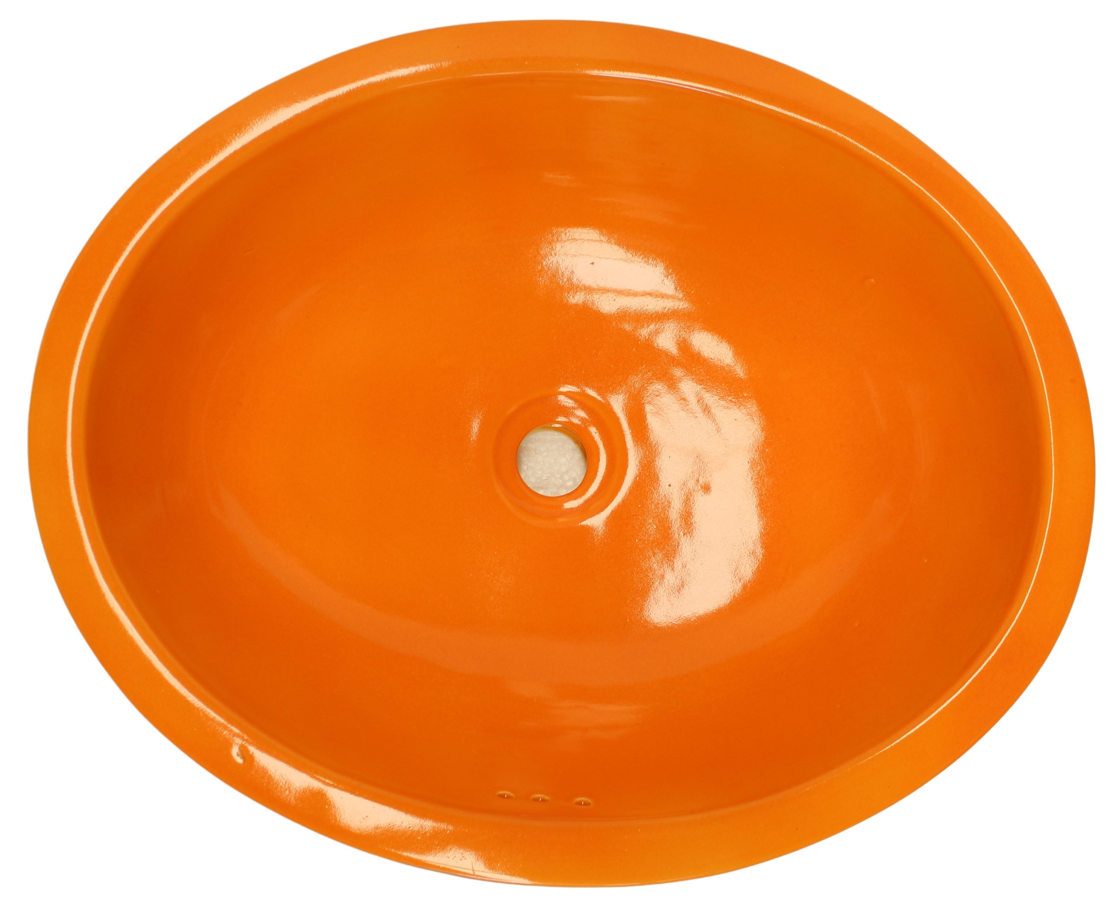 Mexican Talavera Sink Oval Mostaza