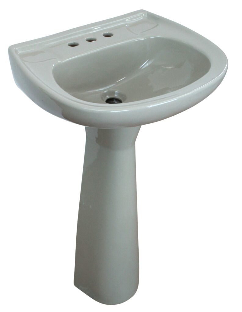 Mexican Talavera Pedestal Sink Gray