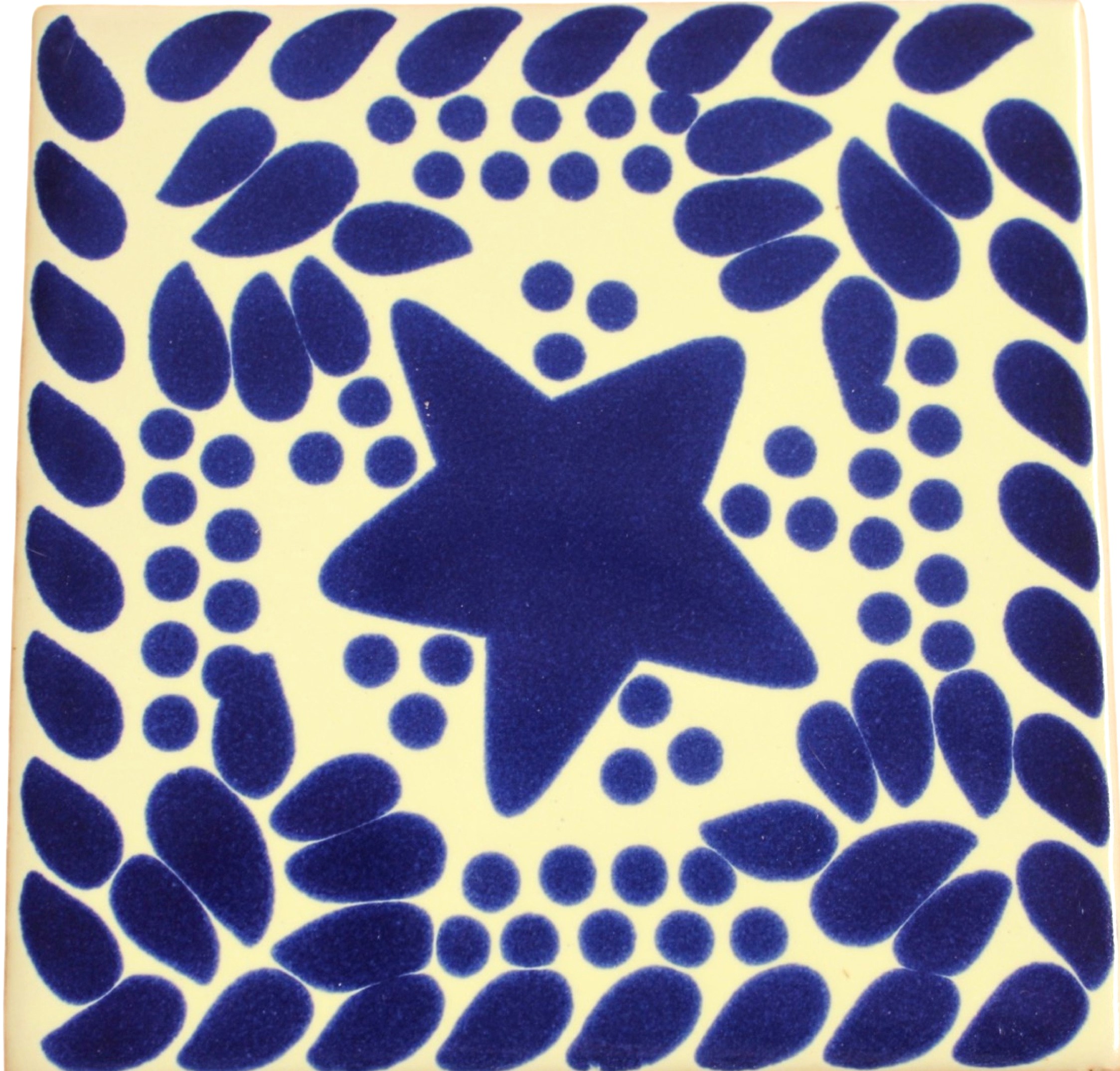 Mexican Talavera Tiles Sea Star MW
