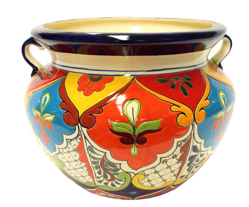 Mexican Talavera Round Planters MP5